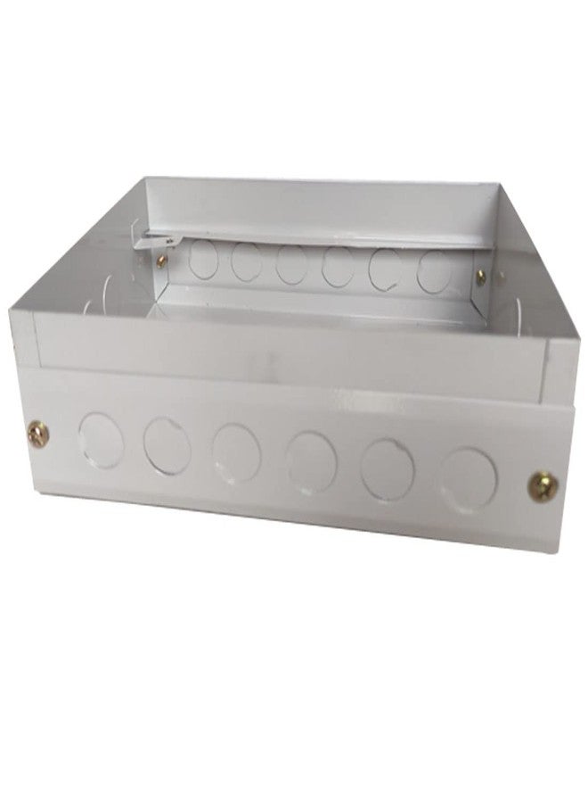 J M D GOLD JMD GOLD Db Spn 10 Way Steel, Copper, Brass Single Pole with Neutral Double Door Distribution MCB Board (White) - Image 3